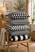 Black & White Decorative pillow Covers